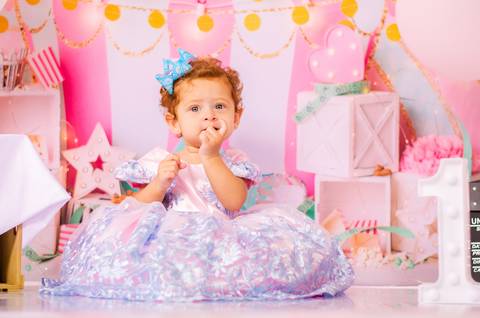 Ensaio Smash the cake São Paulo Studio Mila Werneck'