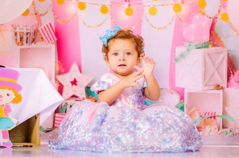 Ensaio Smash the cake São Paulo Studio Mila Werneck'