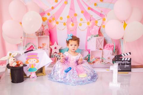 Ensaio Smash the cake São Paulo Studio Mila Werneck'