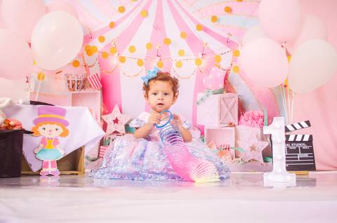 Ensaio Smash the cake São Paulo Studio Mila Werneck'