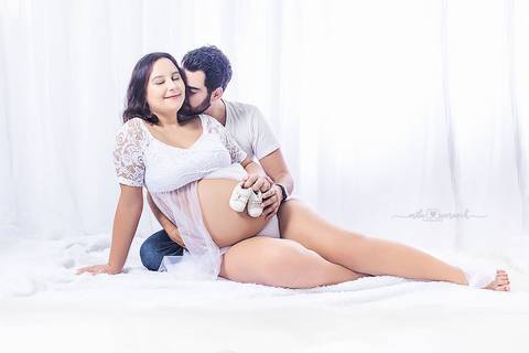 Ensaio Gestante casal'