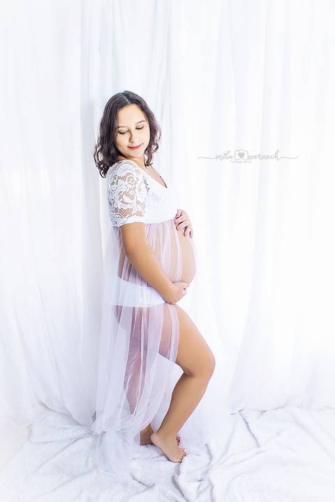 Ensaio Gestante estúdio'