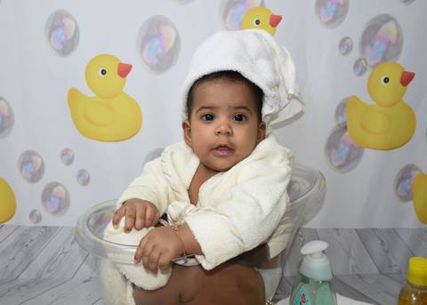 7 meses / Tema: Banho'