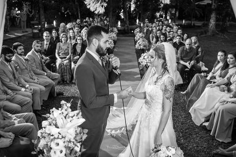 Hora dos votos do noivo'