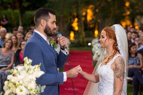 Votos do noivo no espaço paradisus'