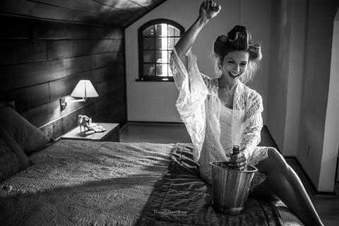 Champagne dia de noiva'