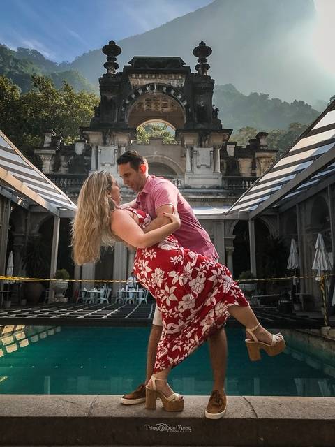 Ensaio fotográfico de casal no parque laje por Thiago Sant' Anna Fotografia'