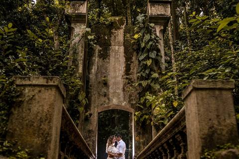 Ensaio fotográfico de casal no parque laje por Thiago Sant' Anna Fotografia'