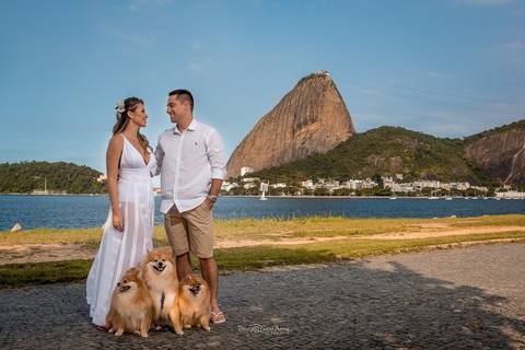 Pre wedding com os pets por Thiago Sant' Anna Fotografia no Rio de Janeiro'