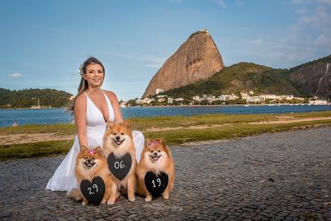Pre wedding com pets por Thiago Sant' Anna Fotografia no Rio de Janeiro'