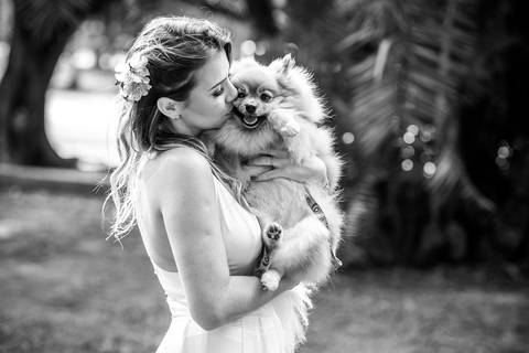 Pre wedding com a presença do bichinho de estimação por Thiago Sant' Anna Fotografia no Rio de Janeiro'