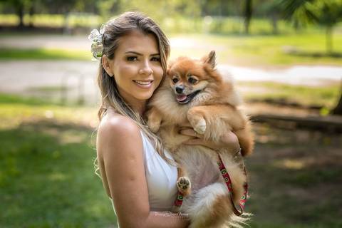 Pre wedding com a presença do bichinho de estimação por Thiago Sant' Anna Fotografia no Rio de Janeiro'