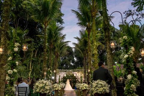 Entrada da noiva no Espaço Paradisus'