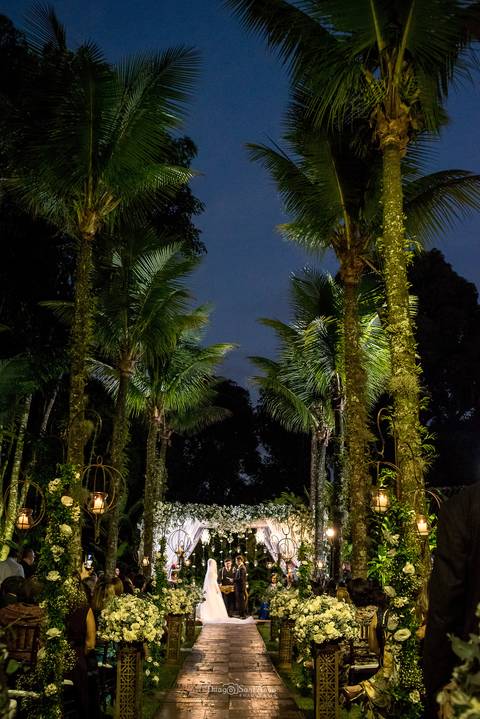 Cerimônia de casamento no Espaço Paradisus'