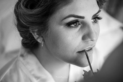 maquiagem da noiva preto e branco '