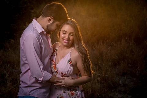 ensaio fotográfico casal por do sol '