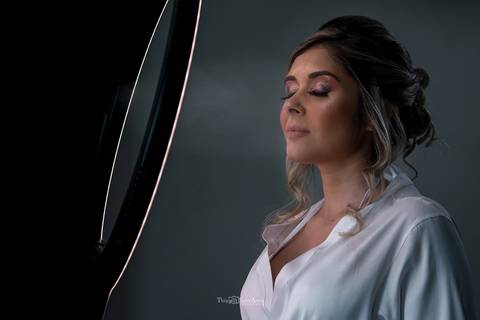 dia de noiva maquiagem penteado '