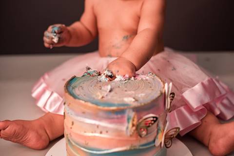 Ensaio fotográfico Smash The Cake e muita diversão!'