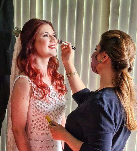 batom vermelho noiva'