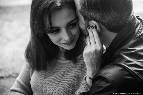 Casal, chamego, afeto, detalhes, ao pé do ouvido'