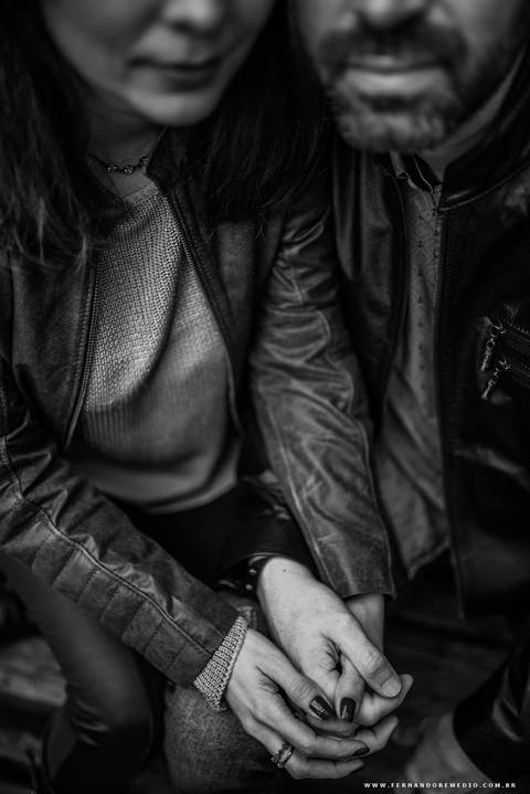 Casal, detalhe, foto, preto e branco, gramado'