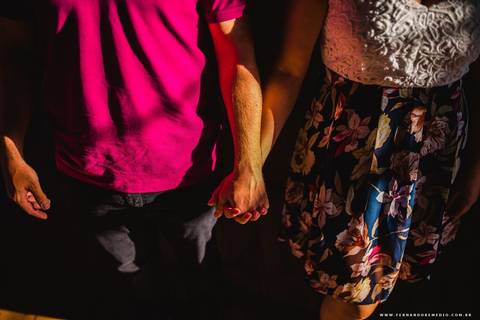 casal, luz, detalhes, mãos '