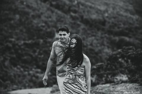 ensaio, casal, noivos, vento, caminhos'