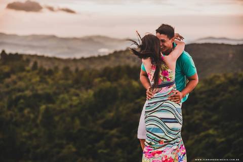 casal, apaixonado, sorrisos'