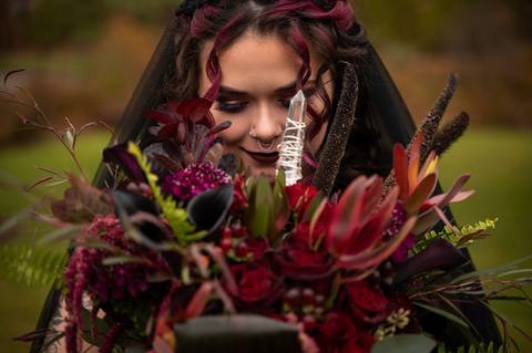 Halloween wedding
black wedding dress
wedding tattoo ring
fall wedding in CT
wedding venue with a lake in CT
Lake House Wolcott CT
wedding Bouquet with crystal
Wedding photography
wedding in October
Vanessa Trettel Photography
Lake House 66 central Ave
'