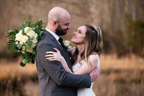 Wedding photo at The Hounds, Stonington CT, groom and bride picture and her dog standing at the back of the wedding dress, the photographer was by Vanessa Trettel.
Professional wedding photographer
CT wedding Venue
engagement photographer'