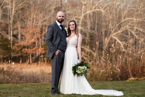 Wedding photo at The Hounds, Stonington CT, bride picture with the bouquet and the bridesmaid all together and the little dog walk around, the photographer was by Vanessa Trettel.
Professional wedding photographer
CT wedding Venue
engagement photographer'