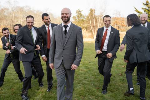 Wedding photo at The Hounds, Stonington CT, groom picture and the groomsmen all together and the little dog walk around, the photographer was by Vanessa Trettel.
Professional wedding photographer
CT wedding Venue
engagement photographer'