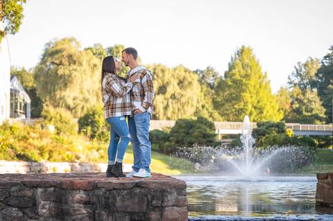 Amanda & Vinny stand hand in hand beneath a canopy of autumn leaves, their smiles as radiant as the morning sunlight, their love an enduring flame.
Best wedding Photographer in CT
Engagement photos ideas
Vanessa Trettel photography'