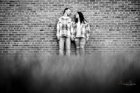 Amanda & Vinny stand hand in hand beneath a canopy of autumn leaves, their smiles as radiant as the morning sunlight, their love an enduring flame.
Best wedding Photographer in CT
Engagement photos ideas
Vanessa Trettel photography'
