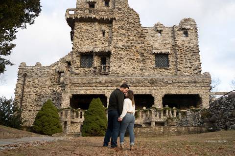 Amidst the natural beauty of Gillette Castle State Park, CT, Greg and Hunter share a passionate kiss, sealing their commitment in a moment immortalized by photography.
Best wedding Photographer in CT
Vanessa Trettel photography
Engagement photographer CT'