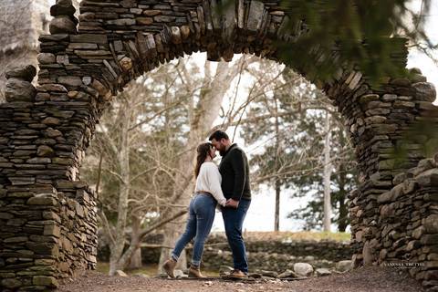 Under the canopy of ancient trees, Greg and Hunter exchange tender glances, capturing the essence of their love at Gillette Castle State Park, CT.
Best wedding Photographer in CT
Vanessa Trettel photography
Engagement photography at Gillette Castle State '