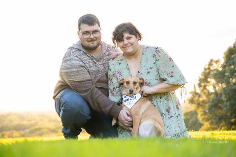 Wedding photographer CT, engagement session Wickham Park, Manchester CT, autumn engagement photos, outdoor engagement photography, dog-friendly engagement session, romantic engagement shoot, candid engagement photography, Vanessa Trettel photography'