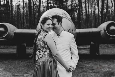 Capture your love story against CT's scenic backdrop. Stunning wedding photography awaits! Book your dream shoot.
New England Air Museum in Windsor Locks CT, Red wedding Dress, Chinese wedding, Best wedding Photographer in CT
Vanessa Trettel photography'