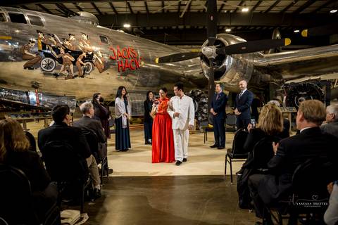 Capture your love story against CT's scenic backdrop. Stunning wedding photography awaits! Book your dream shoot.
New England Air Museum in Windsor Locks CT, Red wedding Dress, Chinese wedding, Best wedding Photographer in CT
Vanessa Trettel photography'