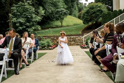 Briana shares a heartfelt First Look with her father at The Waterview in Monroe, CT. Her father’s eyes light up as he sees her in her wedding dress for the first time, capturing an unforgettable, emotional moment filled with love and pride.'