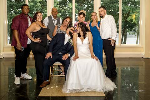 Briana shares a heartfelt First Look with her father at The Waterview in Monroe, CT. Her father’s eyes light up as he sees her in her wedding dress for the first time, capturing an unforgettable, emotional moment filled with love and pride.'