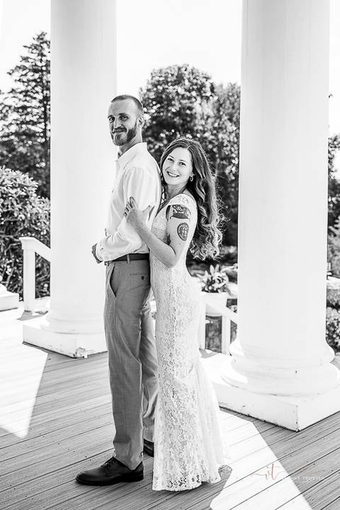 The couple shares a quiet moment in a wildflower field after the ceremony. Natural and emotional wedding photography in Connecticut.
Vanessa Trettel best wedding photographer in CT
wedding photos Mystic CT'