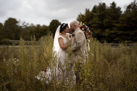 Rustic barn wedding reception at Angel and Anchor Farm, with romantic string lights and joyful dancing — a perfect countryside wedding in Connecticut.'