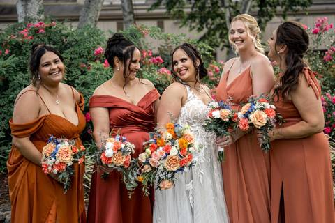 Bruna wipes a tear as Robert smiles during their emotional first look at Heritage Hotel — a magical wedding moment captured in the heart of Connecticut.'