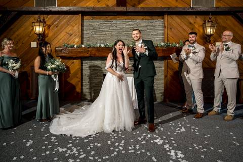Sealed with a vow! Jeffrey & Kiara exchanging rings during their intimate ceremony inside the Aqua Turf Club chapel. CT Wedding Photographer.'