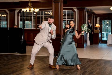 A dramatic ending! Stunning nighttime photo with off-camera flash to cap off an incredible Aqua Turf Club wedding. Goodnight, CT!'