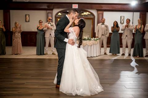 A dramatic ending! Stunning nighttime photo with off-camera flash to cap off an incredible Aqua Turf Club wedding. Goodnight, CT!'