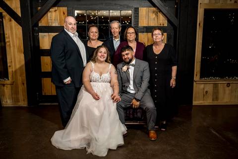 Candid guest reactions during wedding reception at Nuzzo’s Farm by Vanessa Trettel, CT Wedding Photographer serving NY'