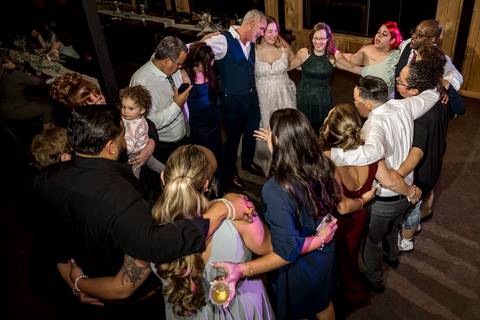 Fun and emotional wedding reception moments at Nuzzo’s Farm by Vanessa Trettel, CT Wedding Photographer serving NY'