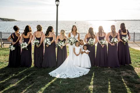 The bride and her best friends enjoying the beach breeze.
Vanessa Trettel Photography
Wedding photo at Anthony's Ocean View | New Haven CT '
